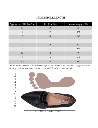 All-New Sandy Extra-Wide Fit Flats  - Black Leather Ready for Shipment