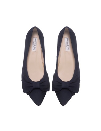 All-New Dionne Extra-Wide Fit Flats - Navy Suede Hot New Item