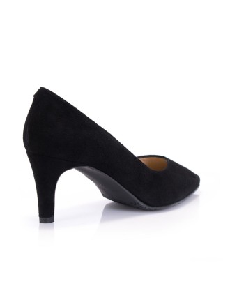 All-New Eve Wide Fit Court Shoe – Black Suede New Release