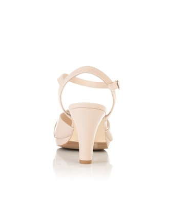 All-New Isabella - Extra-Wide Fit Sandal - Nude Pink Leather Latest Edition