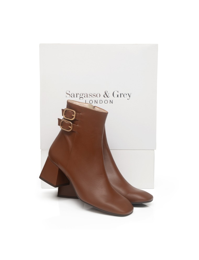 All-New Jasper Wide Fit Boots - Brown Leather Hot New Item