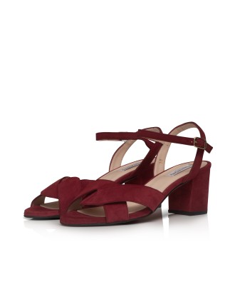 All-New Krista - Extra-Wide Fit Sandal - Burgundy Suede On Hand Now