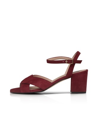 All-New Krista - Extra-Wide Fit Sandal - Burgundy Suede On Hand Now