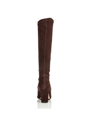 All-New Lydia Extra-Wide Fit Knee High Boots - Brown Suede Just In